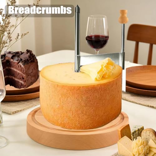 Rallador Manual para Queso con Base de Madera y Acero Inoxidable miniatura 6