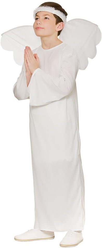 Boys Angel Nativity Fancy Dress Costume