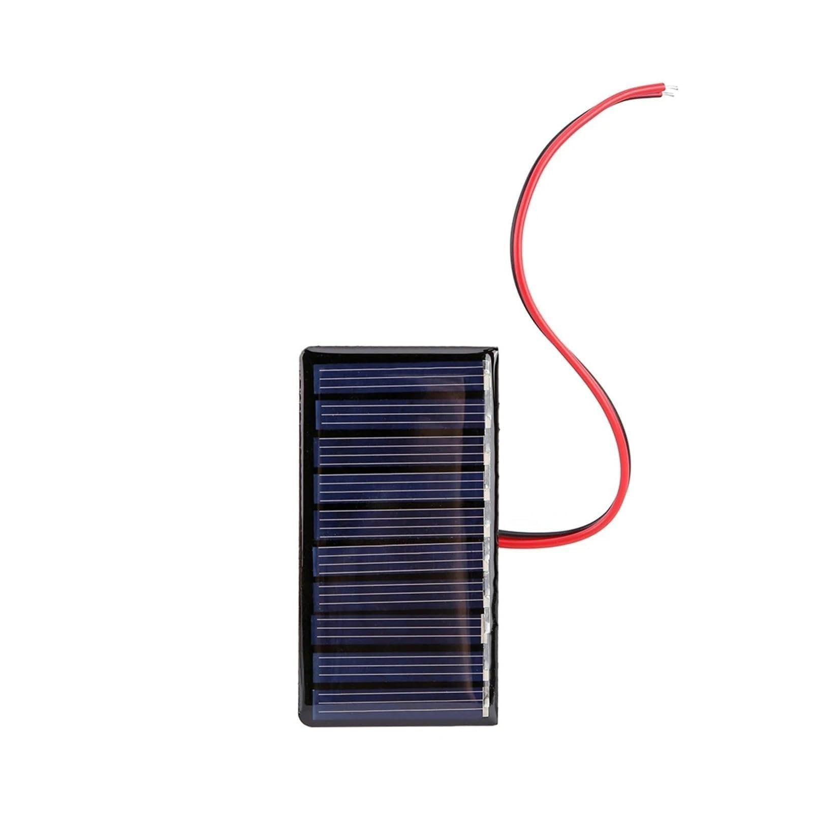 5V 75mA Solar Panel Mini Solar System Polysilicon Board Solar Cell Polycrystalline Solar Epoxy Panel(1pcs 5V 0.3W)
