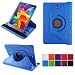 Produktbild COOVY® 2.0 Cover für Samsung Galaxy Tab S2 8.0 SM-T710 SM-T713 SM-T715 Rotation 360° Smart Hülle Tasche Etui Case Schutz Ständer Auto Sleep/Wake up | hellblau