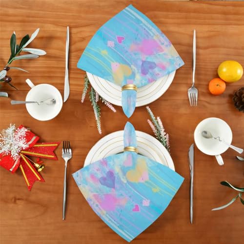Set de 6 Servilletas de Tela Acuarela 50.5x50.5 cm miniatura 4
