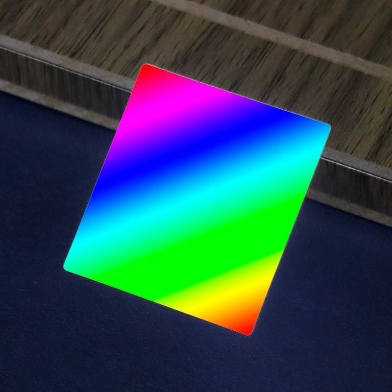 36X38mm Difracción Transmisión Retículo Espectrómetro Espectrómetro Espectroscopia Inspección de precisión Demostración didáctica Ayudas Material PET(100Lines)