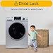 Equator All-in-One Washer Dryer VENTLESS/VENTED PET cycle 1.62cf/15lbs 110V in Silver
