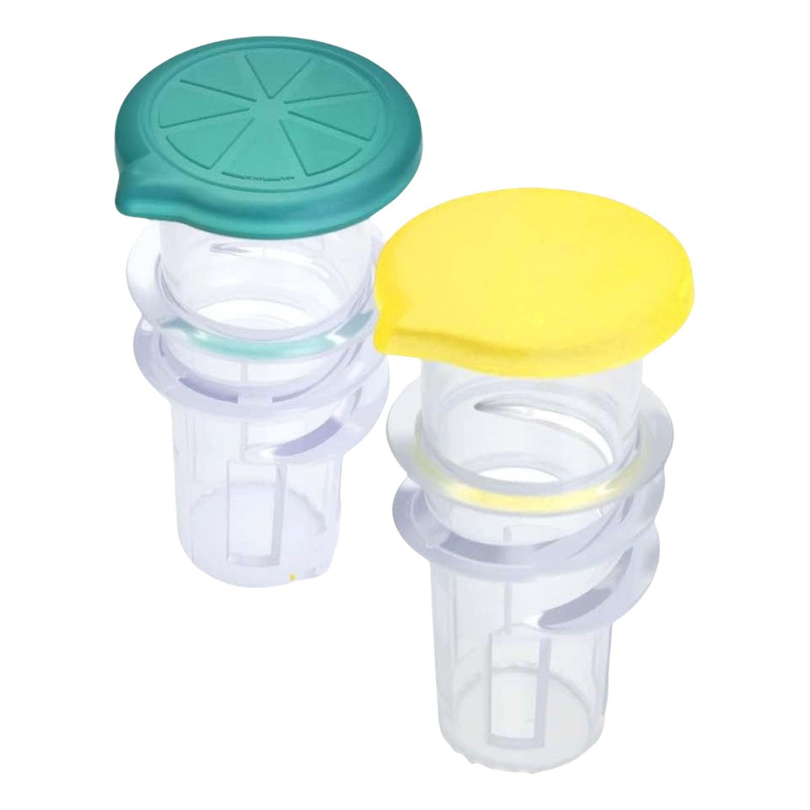 HGENAHGTF 2Pcs Juicer Washable Manual Juicer Clear Juices Extractors Citruses Squeezer for Cocktails Drink Lemon Squeezer