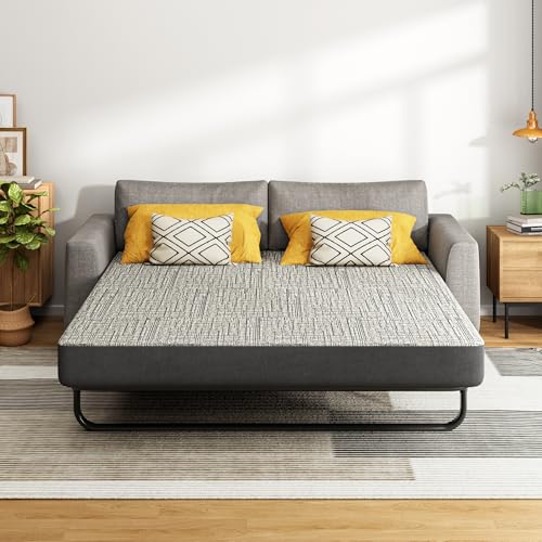 HYLZVN Full Size Sofa Bed Mattress 4 Inch, Memory Foam Mattress...