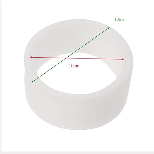 Miniatura 2 de ONLYKXY 100 bridas de silicona para cables, líneas de datos, anillos de goma reutilizables, correas de sujeción de cables de alimentación, anillo de