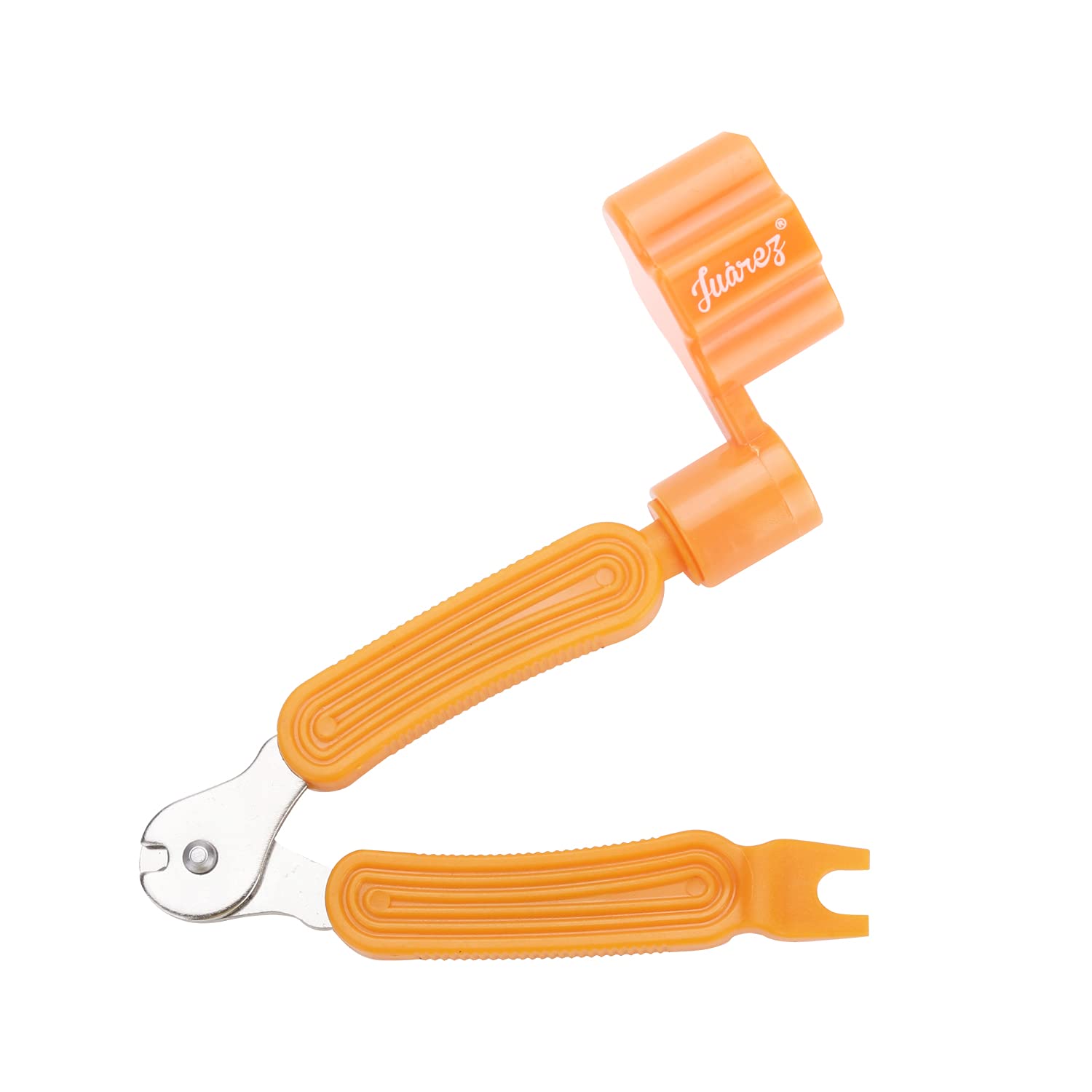 JUAREZ 3-In-1 Guitar String Winder And Cutter, Multifunctional Guitar String Pin Puller, Guitar Repairing and Adjustment Tool, Orange (JRSW200OR) 1