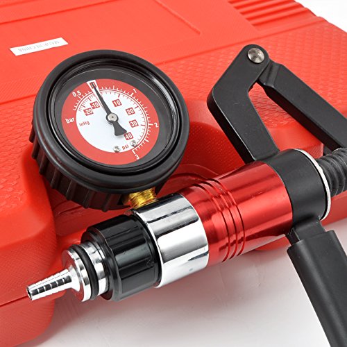 Winmax Tools Automotive 21Pc Hand Held Vacuum Pressure Pump Tester Kit Brake Fluid Bleeder Bleeding Kit #TOP4