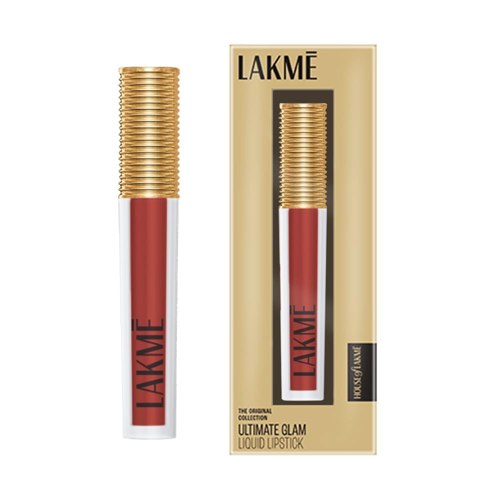 LAKME ULTIMATE GLAM LIQUID LIPSTICK (NUDE TWIST)-image-23