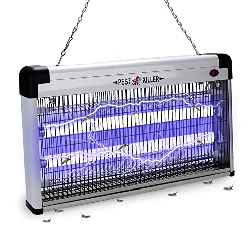 Randaco Destructeur d'insectes électrique, 40 W, lumière UV, anti-moustiques, piège à mouches, sans produits chimiques toxiques, 100 m², pour l'intérieur...