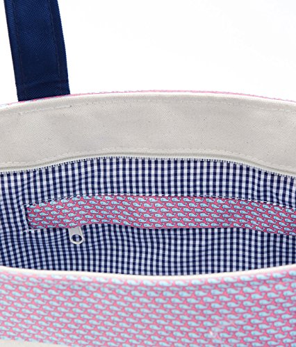 Image of vineyard vines Womens, Vineyard Whale Classic Tote, Light Pink, One Size
