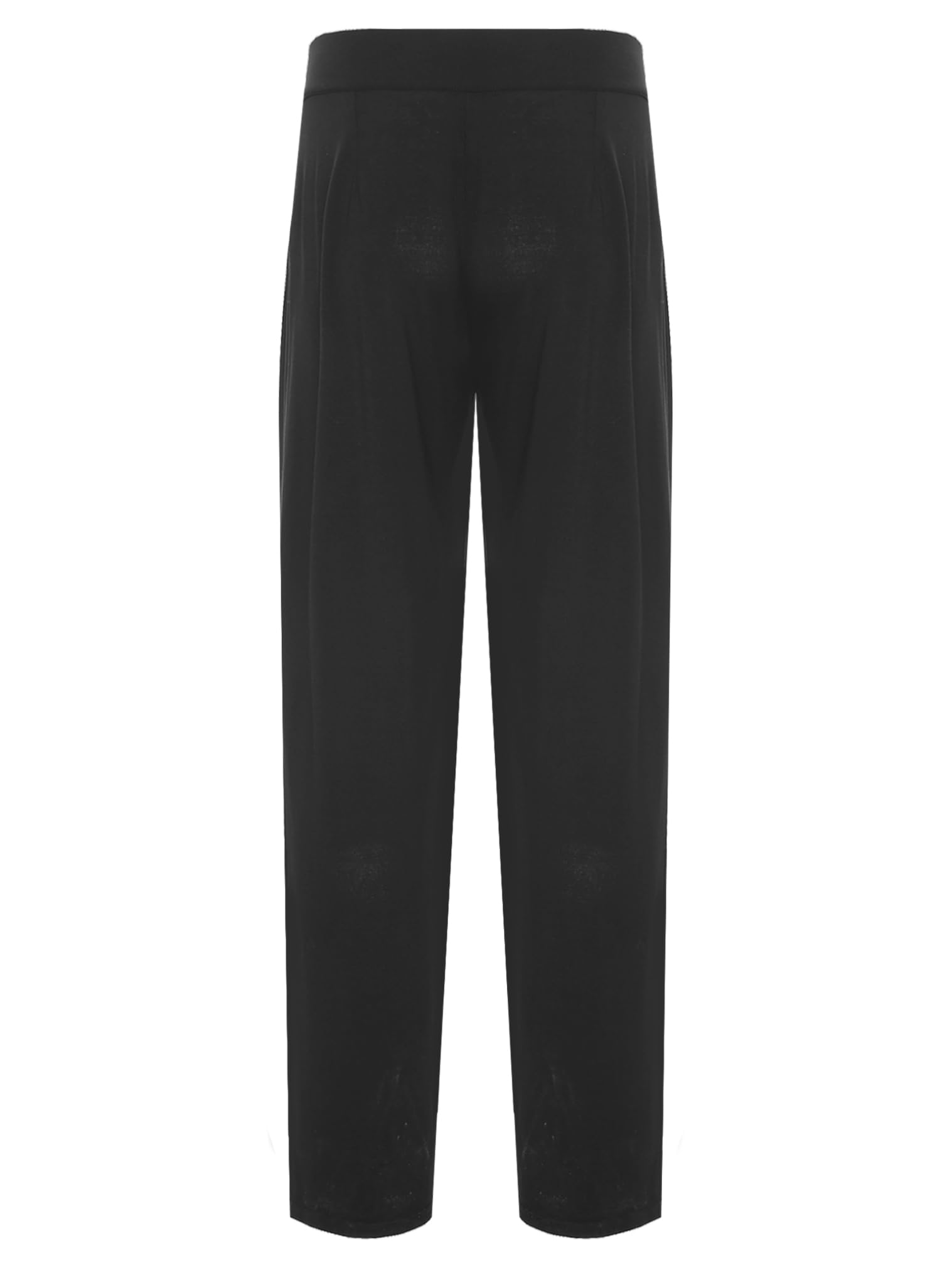 renvena Pantalon De Danse Latine pour Homme Pantalon Élégant À Taille Haute Flare pour Danse Samba Salsa Tango Rumba Classique Standard Tenue De