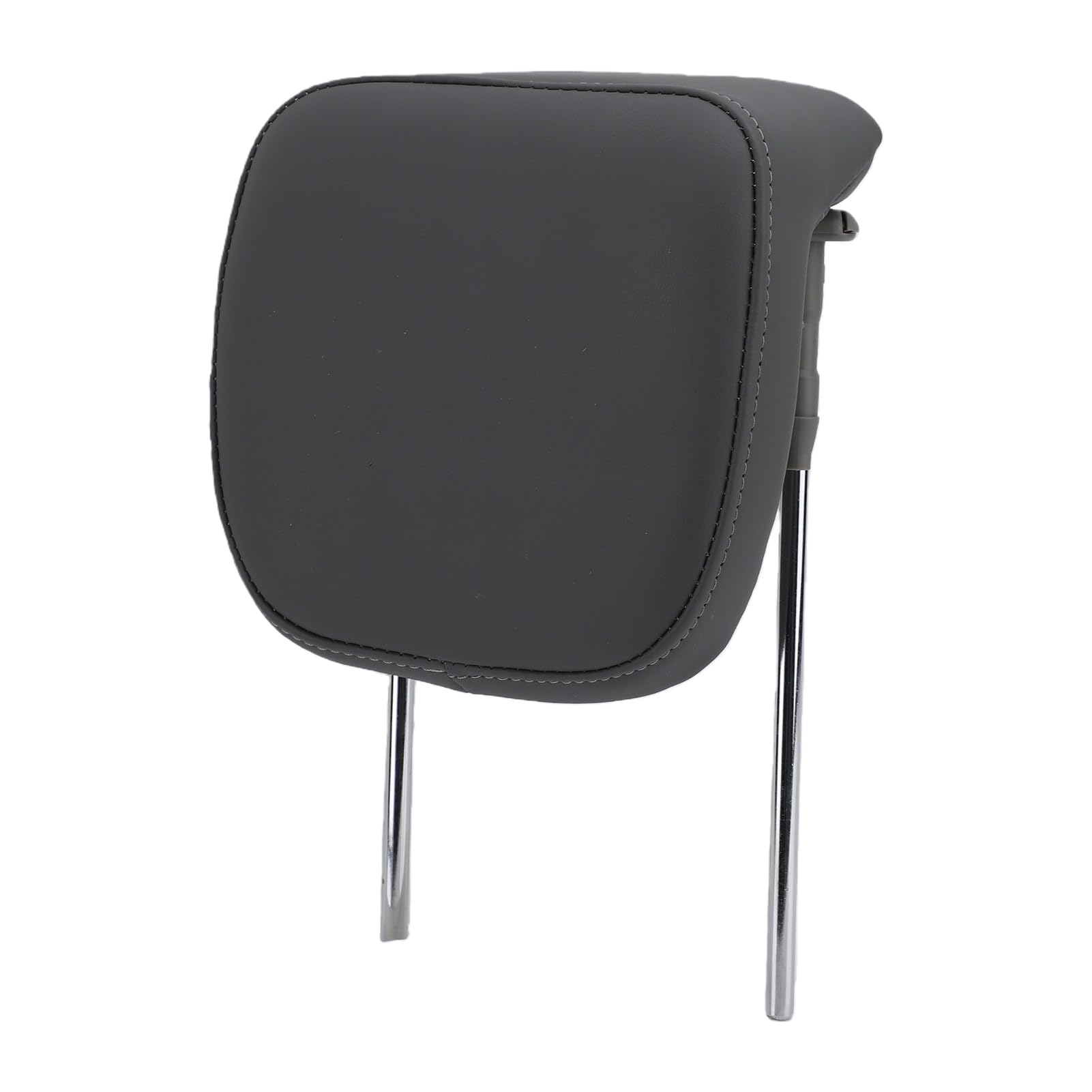 KIMISS Appui-tête de Siège de Voiture, Support de Cou, Cuir PU, Mousse à Mémoire de Forme, Oreiller de Cou de Voiture, Hauteur Réglable, Espacement des Trous de 150 Mm, Remplacement