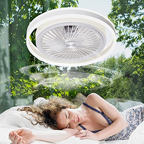 Plafonnier ventilateur moderne à LED réglable avec télécommande pour salon - 4