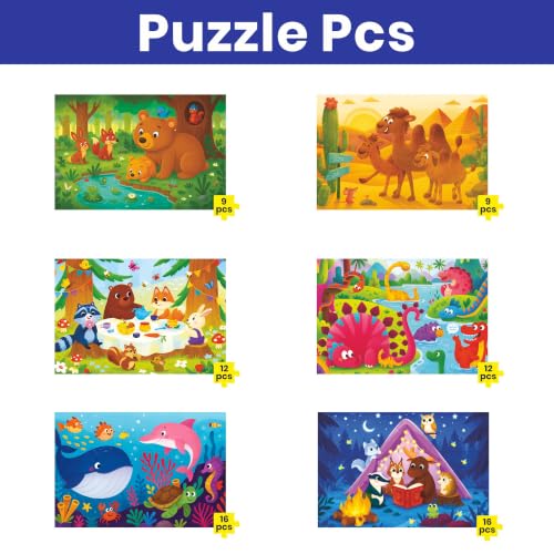 Image of Webby Animal Worlds Level Up Jigsaw Puzzles for Kids