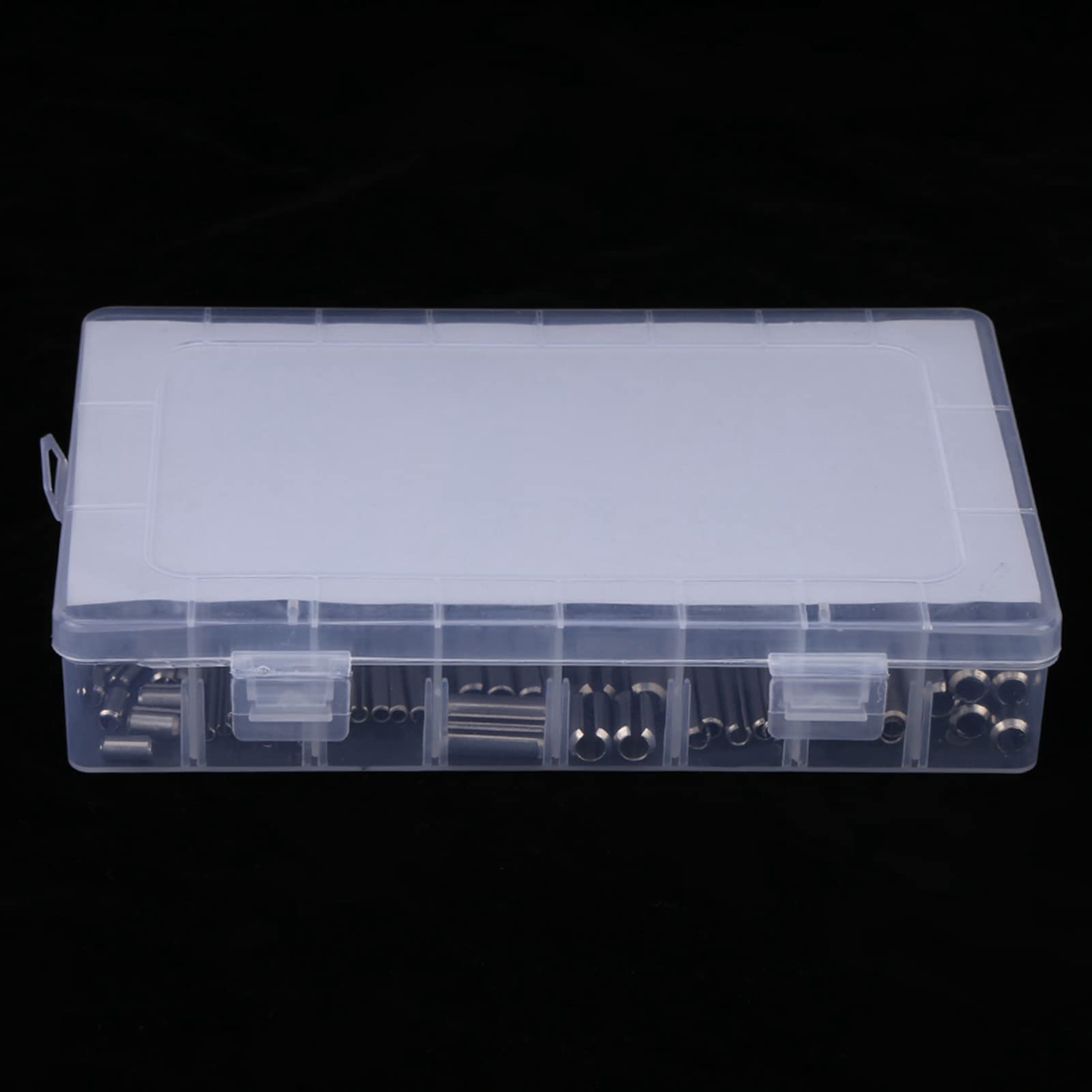 280Pcs Pasadores de Resorte Ranurados, Juego de Pasadores de Cilindro Elástico 304 Inoxidable Acero M1.5 M2 M2.5 M3 M4 M5 M6 M8
