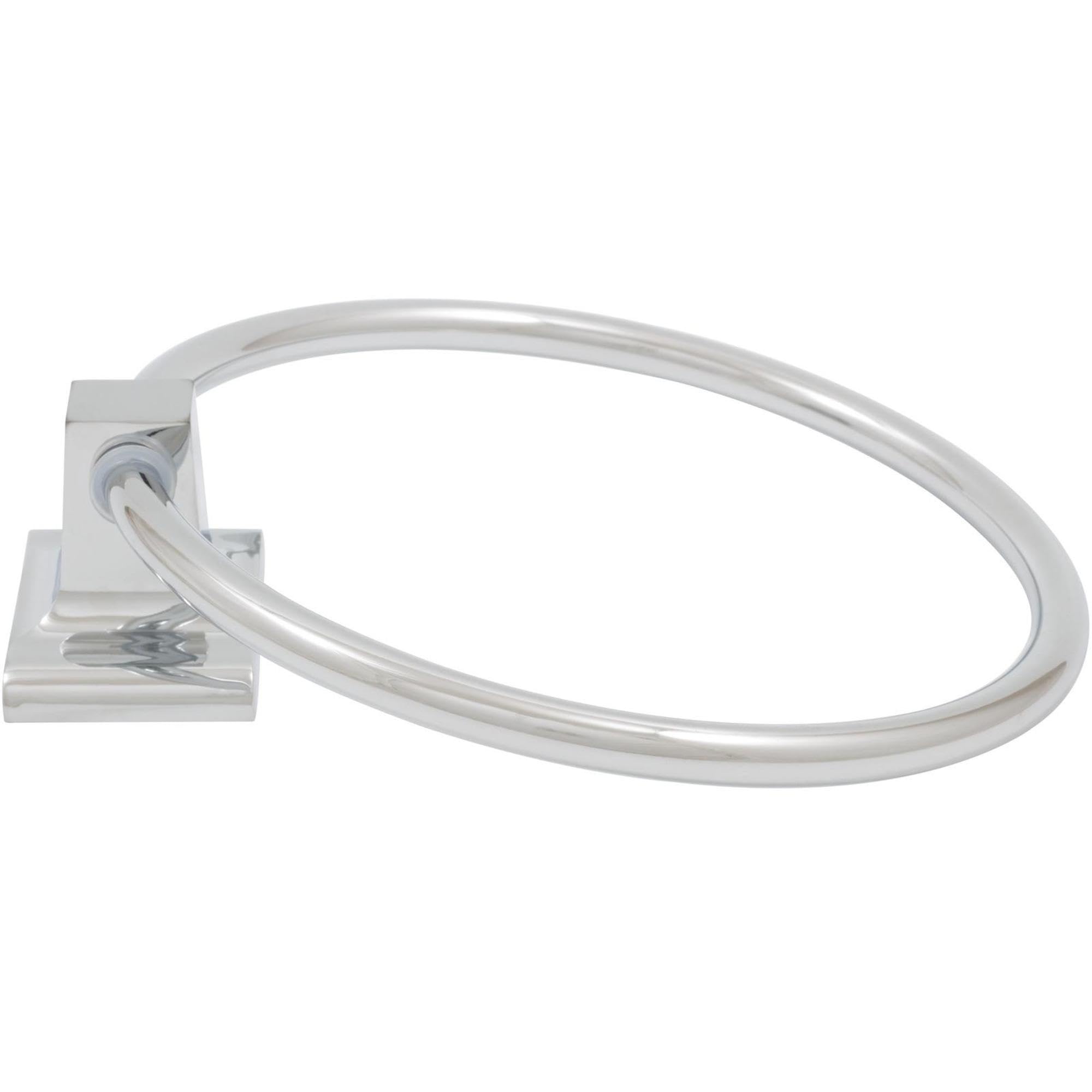 Madison Towel Ring, Polished Chrome by Stone Harbor Hardware