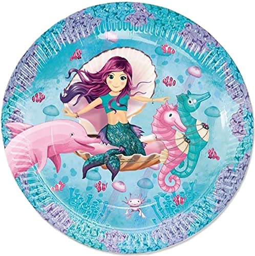 Nixe 11392 - Platos de papel para fiestas de cumpleaños infantiles y fiestas temáticas (8...
