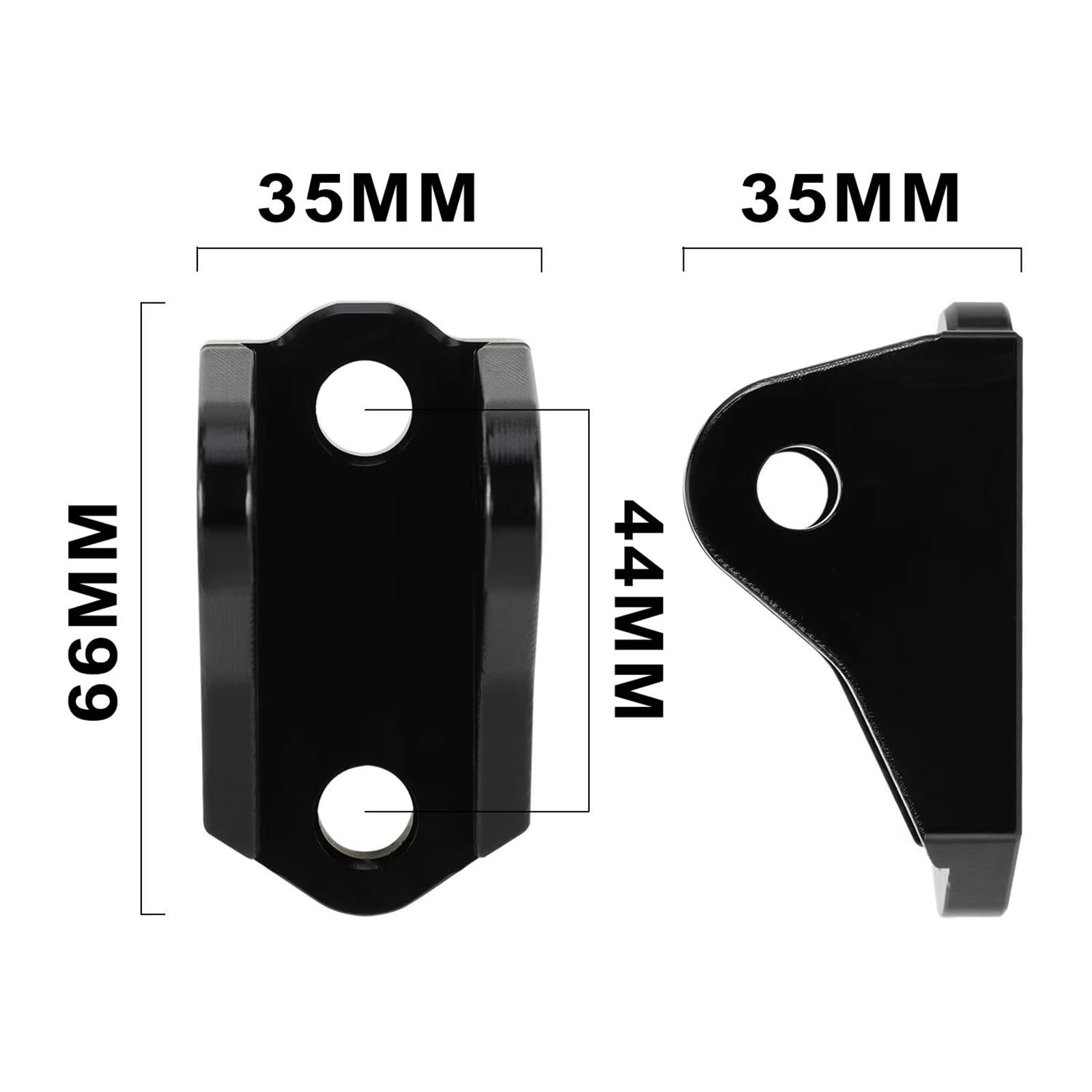 Motocicleta Estriberas Para 60 V Para 72 Mantis Dirt Pit Bike Motocross Piezas Motocicletas Accesorios Reposapiés Estriberas Soporte(Footpeg Black)