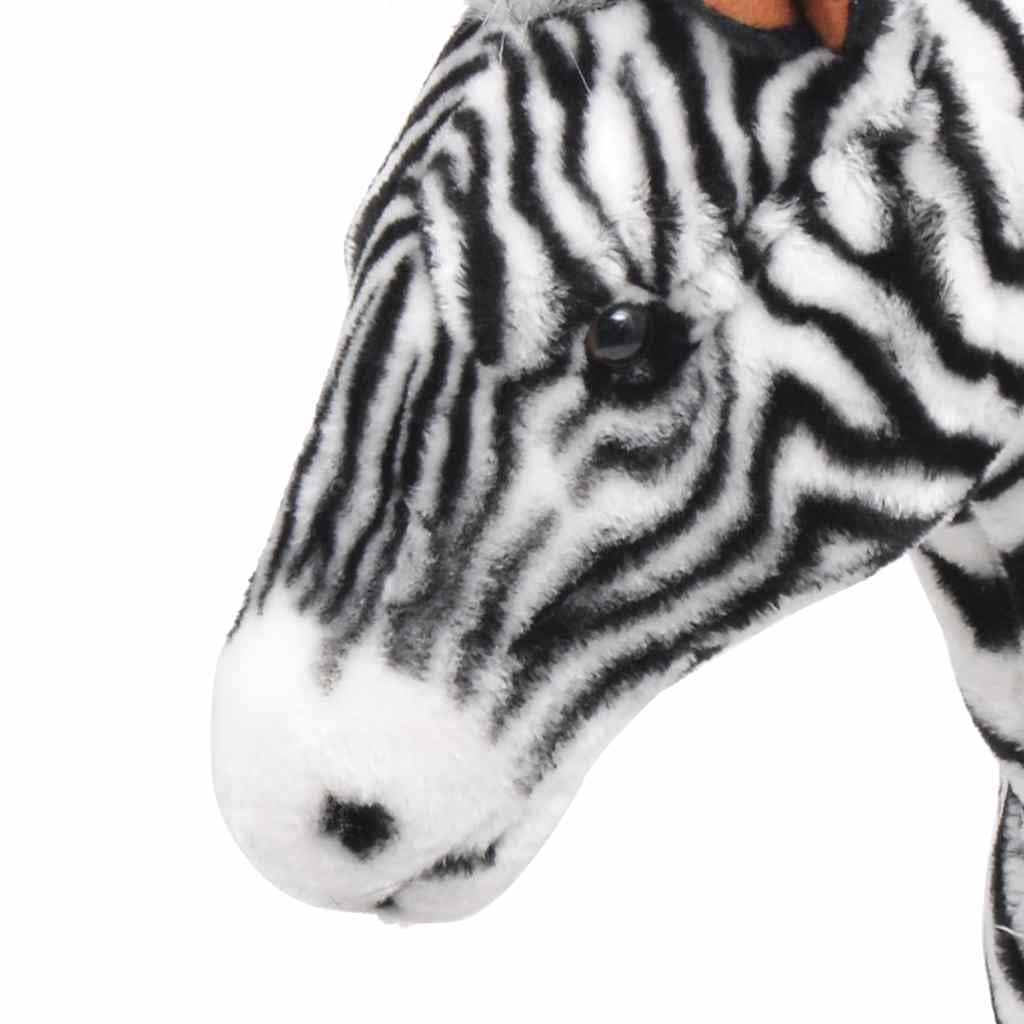 Zebra pluszowe zwierzątko, stojące, przytulanka, duża