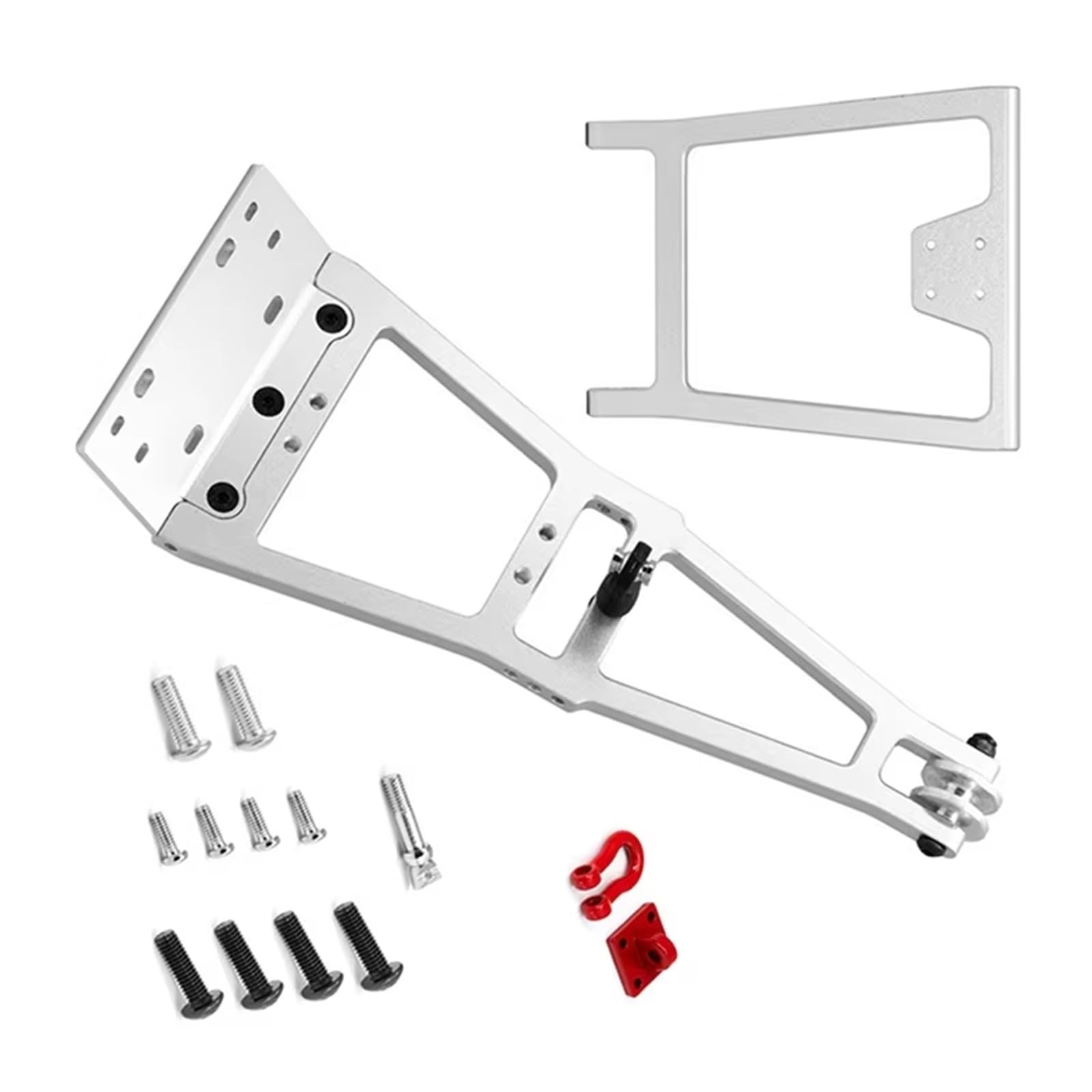 Kompatibel Mit Trx4 Für Scx10 1/10 RC Auto-Tuning-Teile Zubehör Winde Rettungswagen Abschleppwagen Kranarm Kit Silber RC Zubehör