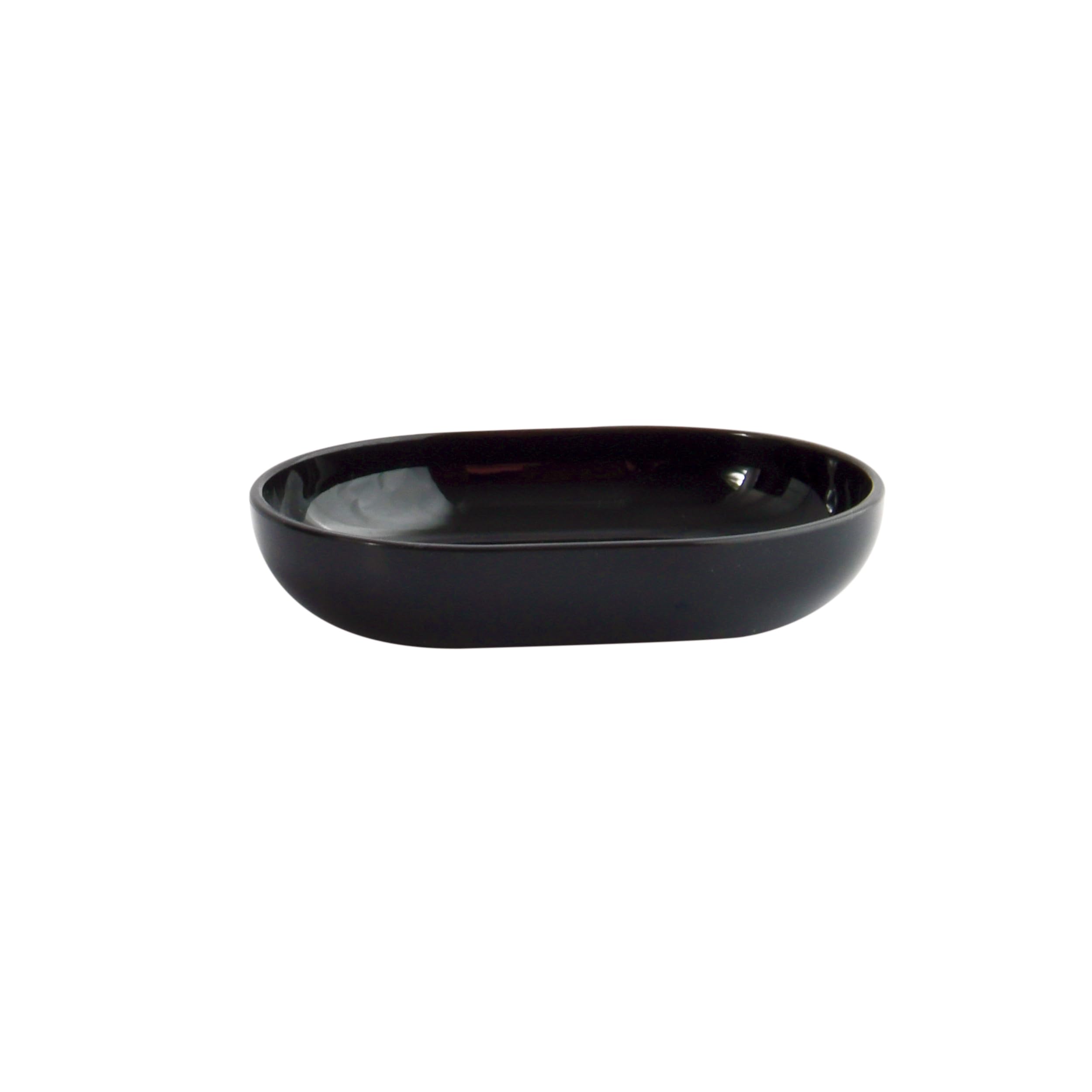 MSV Soap dish Inagua of polyresin black