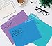Better Office Products Lined File Folders, 12 Pack, Heavyweight, 1/3 Cut Tabs, 6 Vibrant Colors, Top Custom Subject Box, Letter Size Folders, 9.5