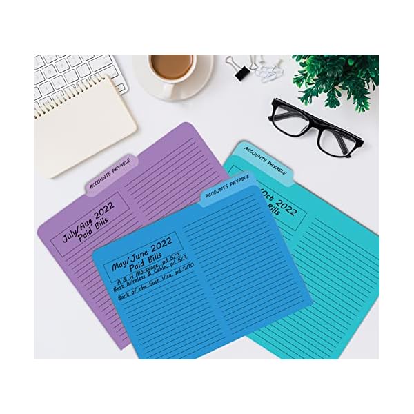 Lined-File-Folders-12-Pack-Heavyweight-13-Cut-Tabs-6-Vibrant-Colors-Top-Custom-Subject-Box-Letter-Size-Folders-95-x-115-by-Better-Office-Products Lined-File-Folders-12-Pack-Heavyweight-13-Cut-Tabs-6-Vibrant-Colors-Top-Custom-Subject-Box-Letter-Size-Folders-95-x-115-by-Better-Office-Products