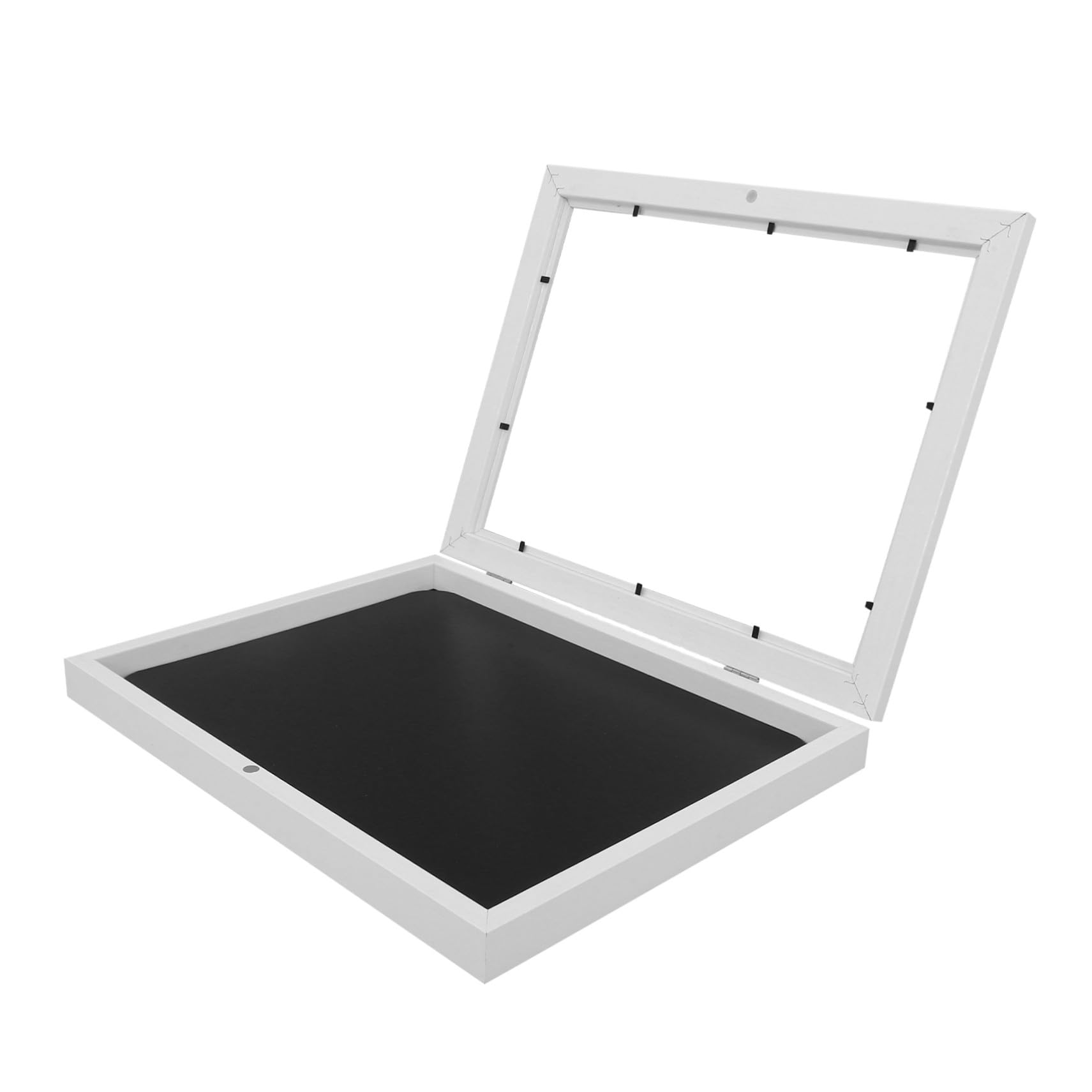 Cadre photo de football blanc pour maillots et médailles