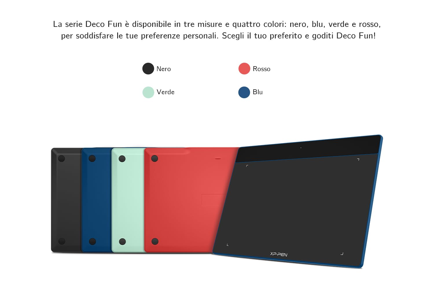 XP-PEN Deco Fun XS - Tablet grafico da disegno, dimensioni 4 x 3 pollici, ideale per firma elettronica e istruzione remota, colore: nero classico
