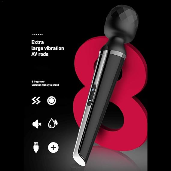 Vibrador con forma de micrófono con 8 frecuencias de ...