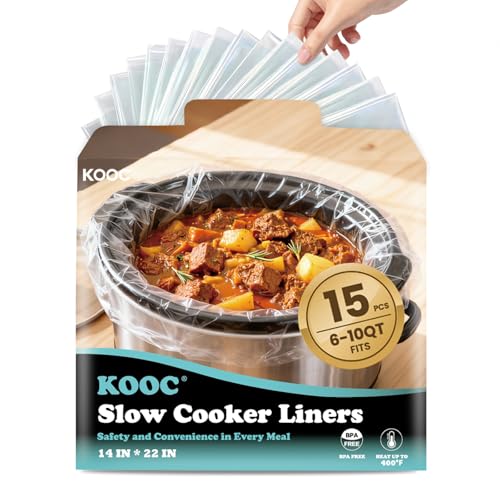 KOOC Slow Cooker Liners, 15 count 14