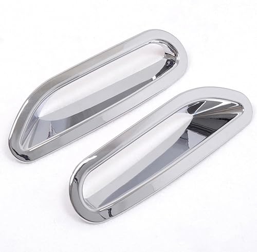 MadLoN Cubierta de luz antiniebla para Nissan x-Trail Rogue 2014-2017, decoración de marco de luz antiniebla delantera y trasera, cubierta de luz