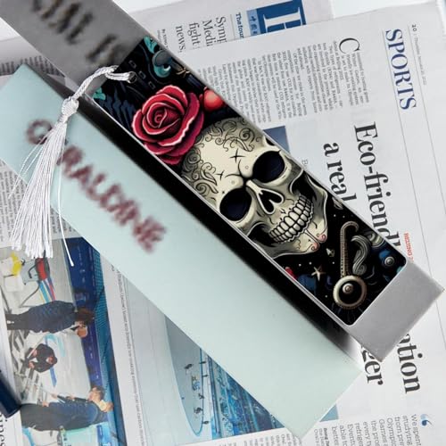 Marque-pages punk crâne idéal pour vos soirées de lecture - 6