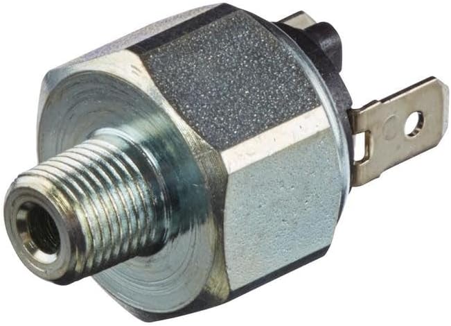 HELLA 6DF 007 669-001 Brake Light Switch - 12V - 2-pin connector - Blade Terminal - Normally Open Contact - Hydraulic
