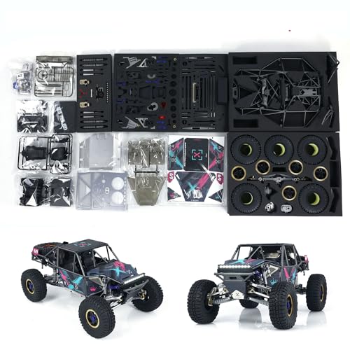 wheelfun Capo 1/8 4X4 RC Crawler Car Model Unassembled Unpainted for U4 Queen CD1582X RC Racing Vehicles Model 2-Speed Transmission Light
