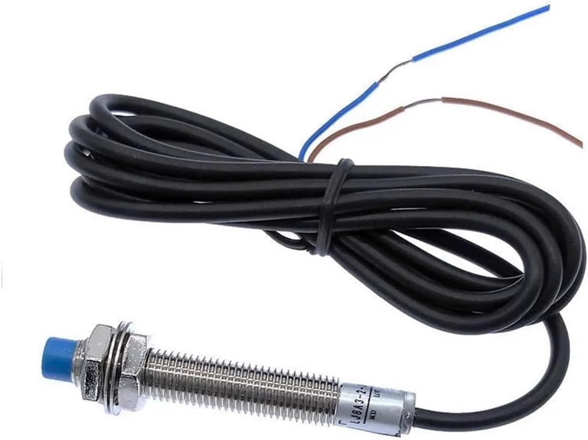 Approaching Switch M8 Inductive Proximity Sensor Normally Open and Close Metal Sensor DC AC 2mm(LJ8A3-2-Z-DX)
