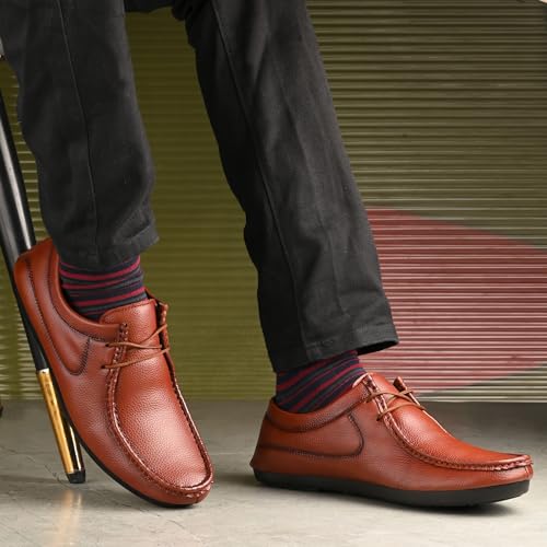Image of Centrino Mens Uniform Dress Shoe |Formal Shoe for Men|Lace-up Shoe Business |Provide Comfort Perfect for Formal Wear, Business Casual, and Parties (6624)