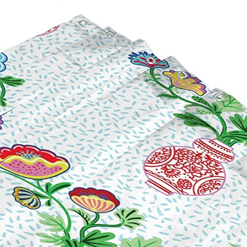 Rideau de douche CHEHONG en polyester vintage 66x72cm - 4
