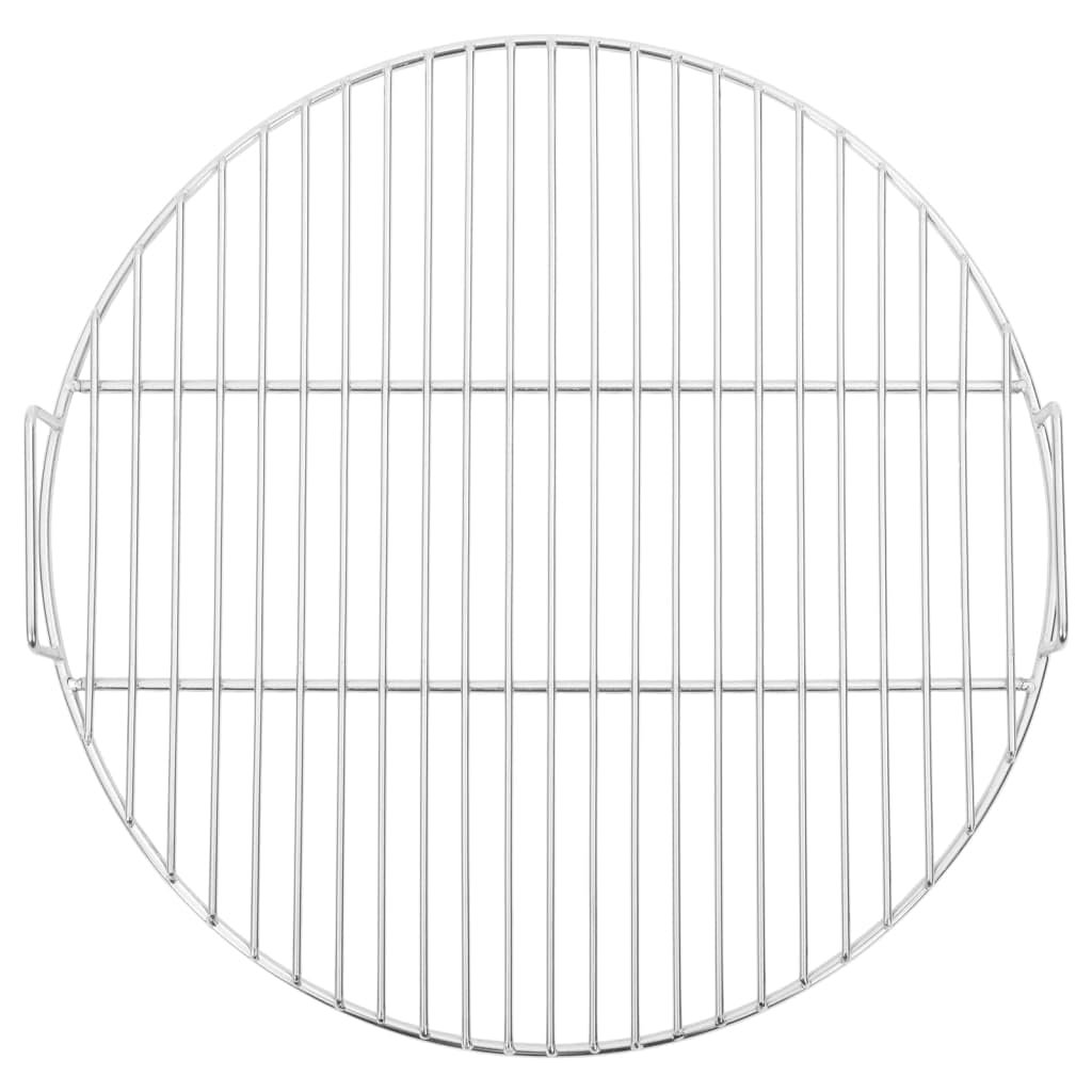 Griglia rotonda Ø 44,5 cm in acciaio inossidabile 304, griglia di ricambio con manici per barbecue a sfera da 57 cm, barbecue a carbonella e braciere durevole e resistente al calore