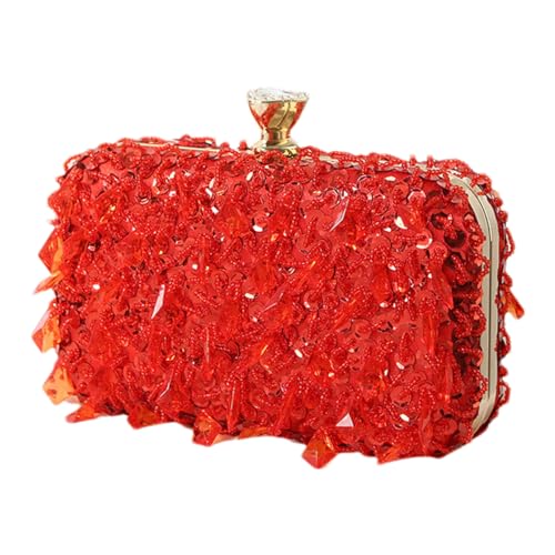 Image of RomanticDesign Women Bling Evening Bag Fashion Embroidered Beaded Sequin Clutch Cocktail Wedding Party Purse