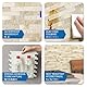 M MOFIT 3d Selbstklebende Fliesen Fliesenaufkleber Wandfliese Küche Mosaikfliesen Steinoptik Bad Wasserdicht(5 Matten,Beige)