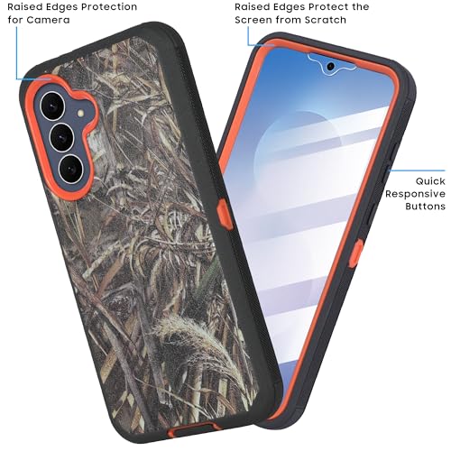 Coque Samsung S25 FE antichoc robuste : housse camouflage avec protecteur d'écran