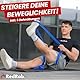 RED RAB Fitnessbänder Stoff & effektive Trainingskarten - Gymnastikband mit Schlaufen lang - Resistance Bands & Widerstandsbänder Krafttraining - Fitnessband, Resistance Band, Widerstandsband Fitness