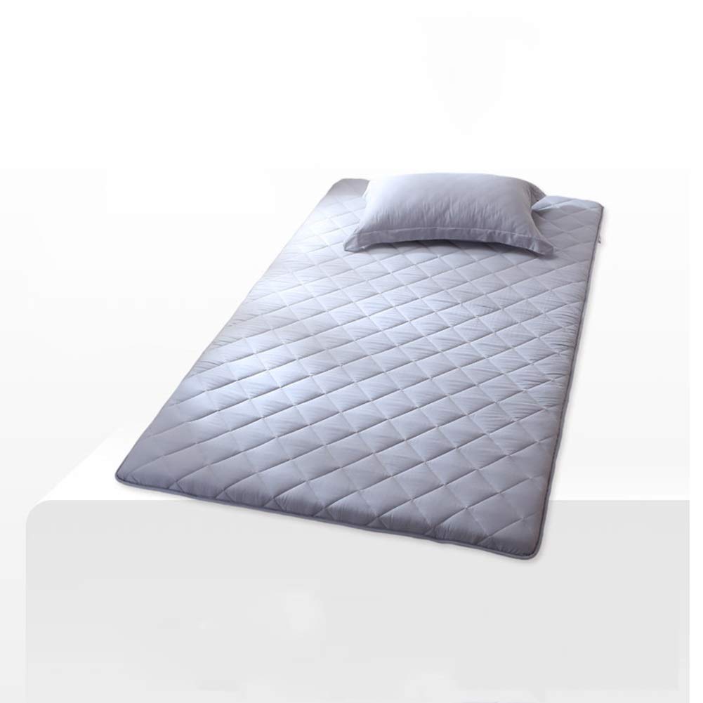 YUDEYU A Piece 8-10cm Thick Mattress Bed Mattress Foldable Comfortable Breathable It Can Move (Color : A, Size : 100X200CM/8-10CM)