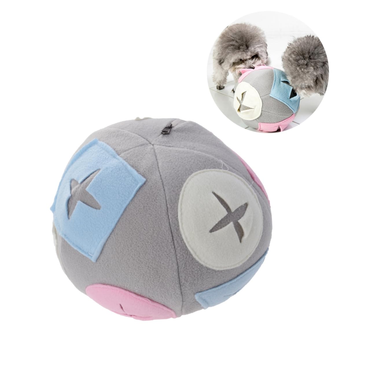 BESPORTBLE 2 Piezas Bola hocico para Perros Dog Toys Dog Treats Juguetes para Perros Cachorros Juguetes para Mascotas para Jugar a la Pelota morder Bola