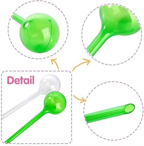 Miniatura 3 de Yahpetes Globo de riego automático Globos de riego de plantas Bombillas de riego de plástico Waterer Flower Water Drip Irrigationdevice Sistema de