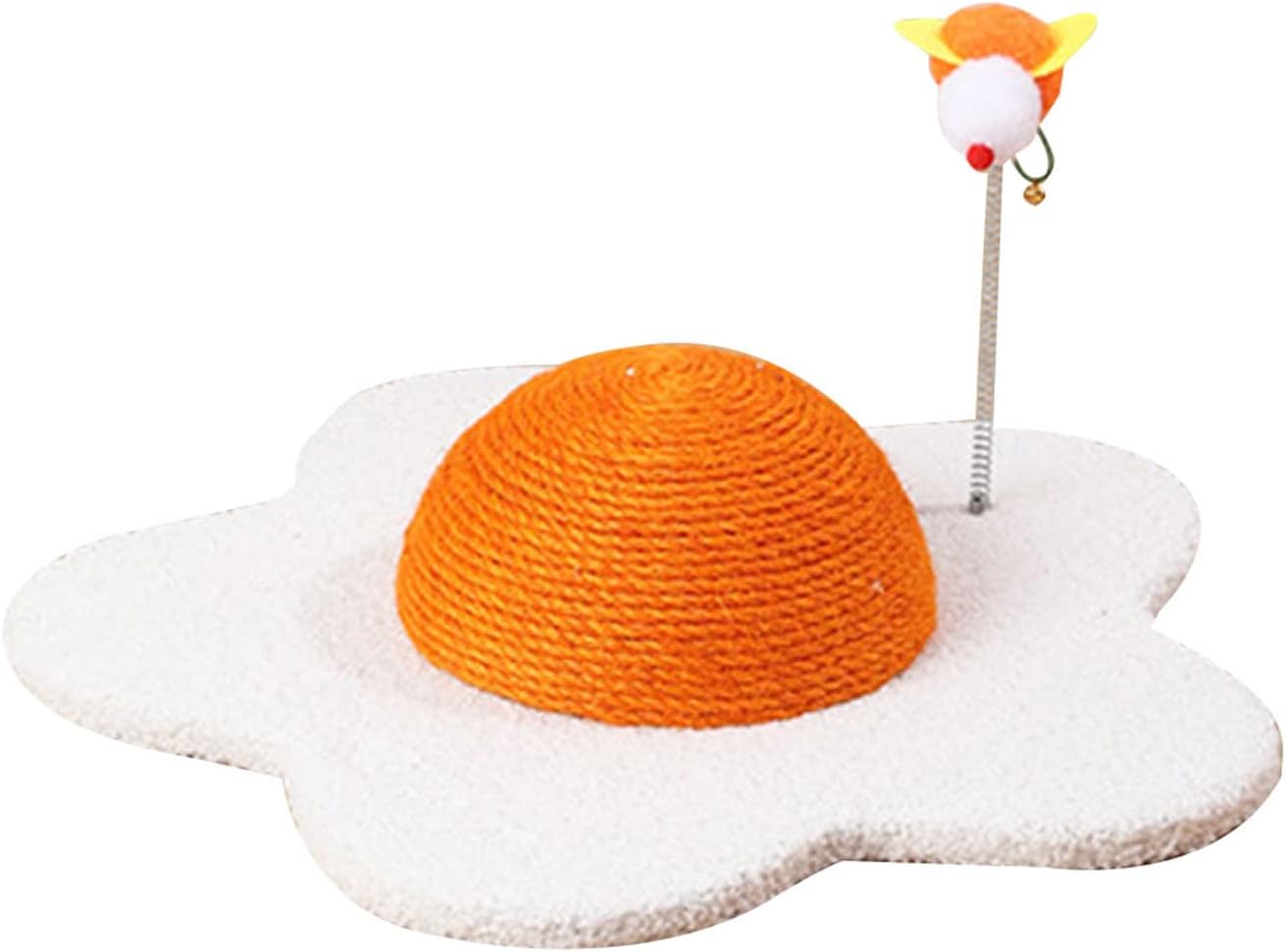 Cat Scratcher, Cat Scratch Toy Board Sisal Cats Toy Teaser Wand Spring Cats Toys Teaser Stick