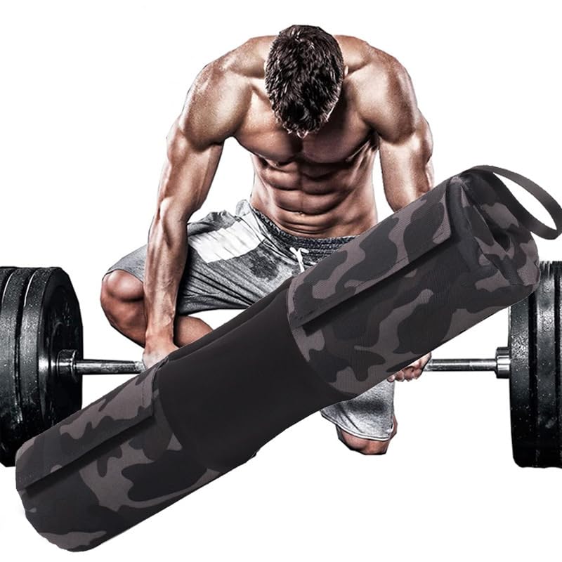 Barbell Squat Pad - Adjustable Neck & Shoulder Protective Pad With Oxford fabric Non-slip surface Foam Sponge Pad for Squats, Lunges, Hip Thrusts, Weight Lifting & More