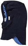 Sterntaler Sterntaler Baby-Jungen Wende-Strickmütze Mütze, Blau (Marine 300), 47
